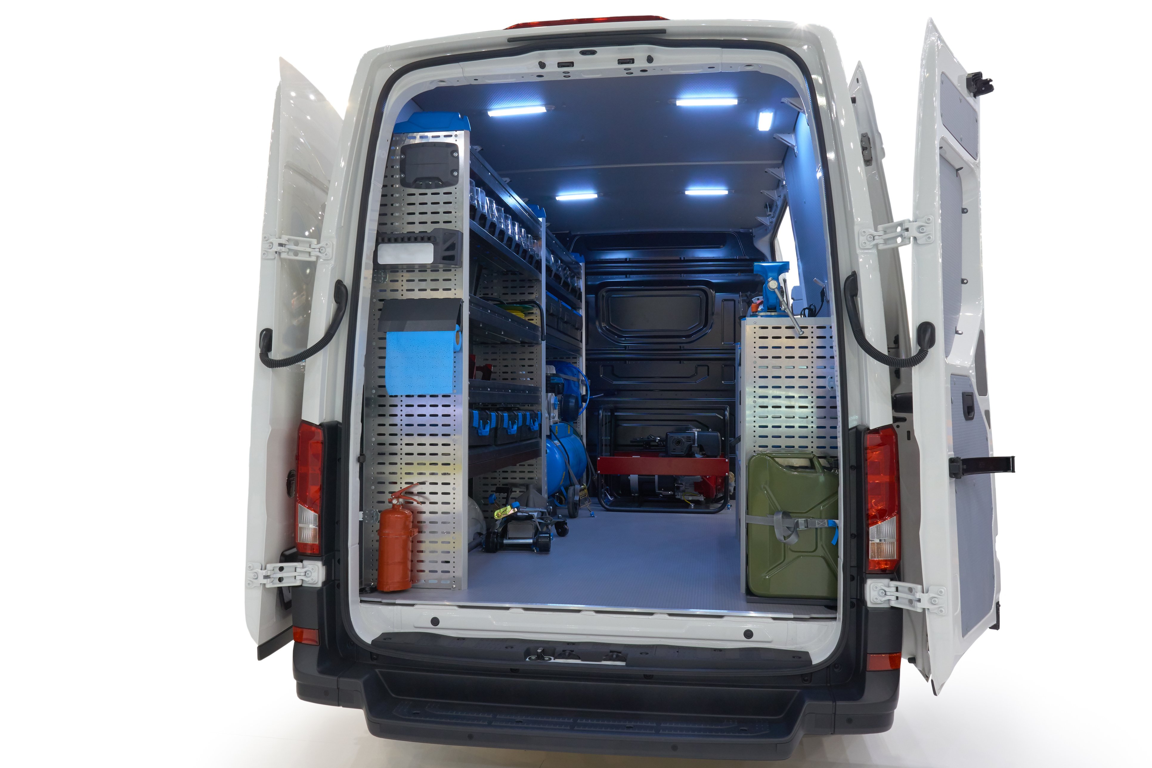 Van rear upfitting